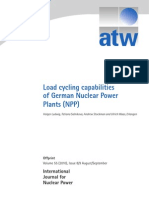 Load Cycling Capabilities of German Nuclear Power Plants (NPP)