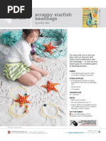 Free Sewing Pattern Starfish Beanbags