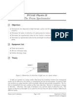 Prism Spectrometer