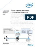 Cloud Computing Vpro Intel It Rich Client Pcs and Cloud Computing Study