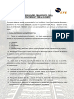 Requisitos Atraviesos y Paralelismos 03 de Noviembre 2009