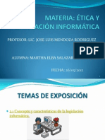 Expisicion Legislacion Informatica