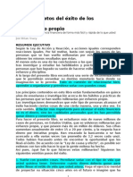 Los 21 Secretos Del Xito de Los Millonarios Por Esfuerzo Propio