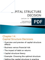 CH - 14 - Capital Structure Decision Part 1