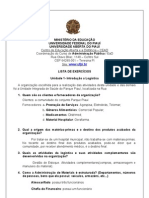 Exercicio de Gestão Logistica I