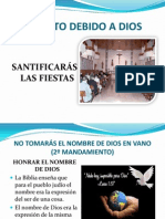 Santificarás Las Fiestas