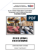 K To 12 Fish Processing Learning Module