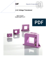 Current & Voltage Transducer: Magnetic Components