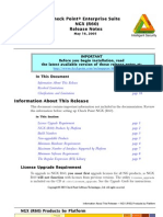 Checkpoint NGX Release Notes