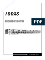 Dual Compressor/Limiter/Gate: User Manual