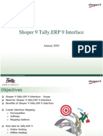 Shoper 9 Tally ERP 9 Interface