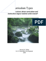Curriculum Types: How Do Decisions About Curriculum and Instruction Impact Student Achievement?