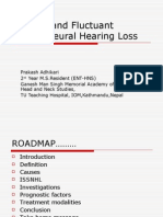 Sudden Sensorineural Hearing Loss