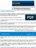 Properties of Rational Numbers