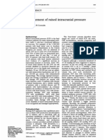 Of Raised Intracranial: Management