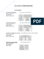 Formulas y Tablas Si