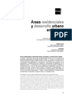 Areas Residenciales Desarrollo Urbano