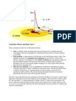 Land Rent Theory and Rent Curve