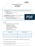 Frase Simples e Complexa - MJC