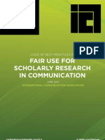 Fair Use Practices For Scholarly Communication