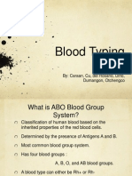 Blood Typing Presentation