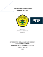 The Revision Preparation Step of Hydrometallurgcal