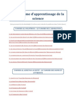 Programme D'apprentissage de La Science