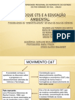 O Enfoque CTS e A Educação Ambiental