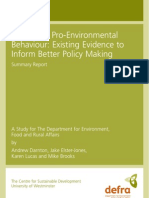 Promoting - Pro Environmental - Behaviour