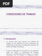 Métodos de Trabajo - 3 Condiciones y Medio Ambiente