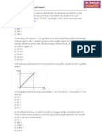 Lista de Exercícios de Energia Mecanica