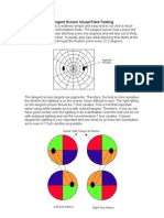 Tangent Screen Visual Field Testing