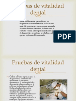 Pruebas de Vitalidad Dental