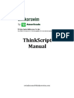 Think Script Manual