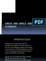 India and World Energy Scenario