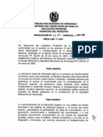 Resolucion 2963: Regulacion Programas Nacionales de Formacion