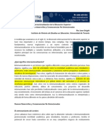 Internacionalización de La Educación Superior: Nuevos Desarrollos y Consecuencias No Intencionadas