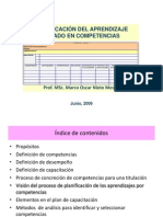 Planificacion Del Aprendizaje Basado en Competencias