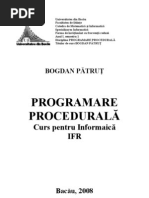 Progr Procedurala