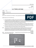 Academy of Fashion and Design: Ime: 2 Part A - (4 Questions) Part B - (6 Questions)