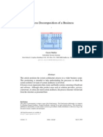 Process Decomposition of Business Paper