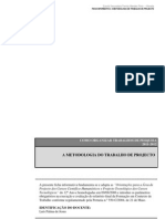 Metodologia de Trabalho de Projecto - Como Fazer