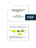 F10 Feedback Control Systems