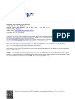 Meaning and Comparative Concepts Author (S) : Timothy Mcdaniel Source: Theory and Society, Vol. 6, No. 1 (Jul., 1978), Pp. 93-117 Published By: Stable Url: Accessed: 21/11/2010 03:47