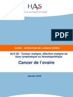 Cancéro 2010.01 Cancer de L'ovaire