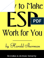 Harold Sherman - How To Make ESP Work For You