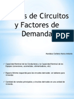 Cargas de Circuitos y Factores de Demanda