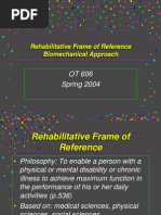 Rehabilitative Frame of Reference-1