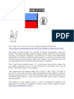 Hidden Satanic Symbols in Chadema's Flag