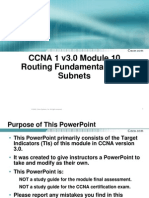 Routiong Fundamental and Subnet